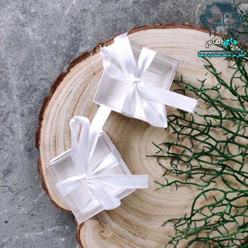 توزيعات كرتون بغطاء شفاف بلاستيك مع شريطة، درزن 12...