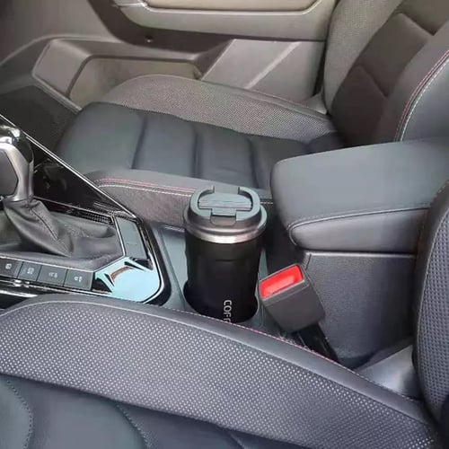 كوب كوفي حافض للحرارة استيل، وردي