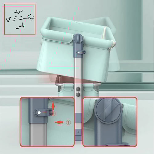 سرير Next to me هيكل فضي