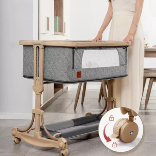 سرير اطفال نكست تومي ومحبس 2 في 1