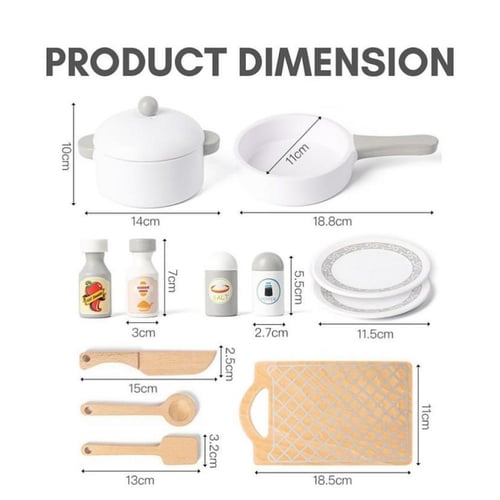 مطبخ خشبي تفاعلي للاطفال بصنبور مياه