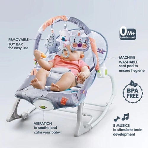 كرسي هزاز للاطفال منذ الولادة للخمس سنوات