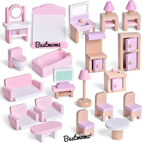 بيت الدمى بثلاث طوابق