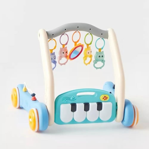 هوانجر - وحصيرة لعب موسيقية ومشاية 2 في 1 - بيانو