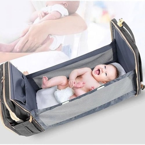 حقيبة مع سرير متنقل