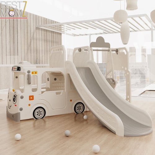 مجموعة الالعاب 4 في 1 باص المرح والقيادة