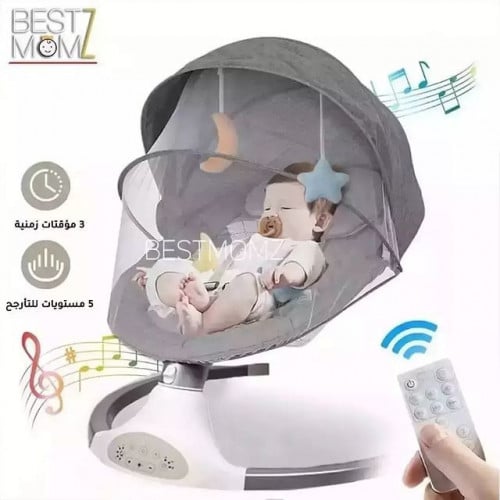 ارجوحة أطفال الكترونية تعمل باللمس