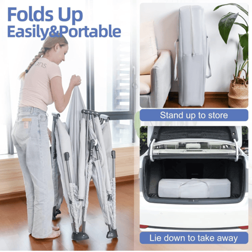 محبس الطفل المتنقل قابل للفتح والطي بسرعة