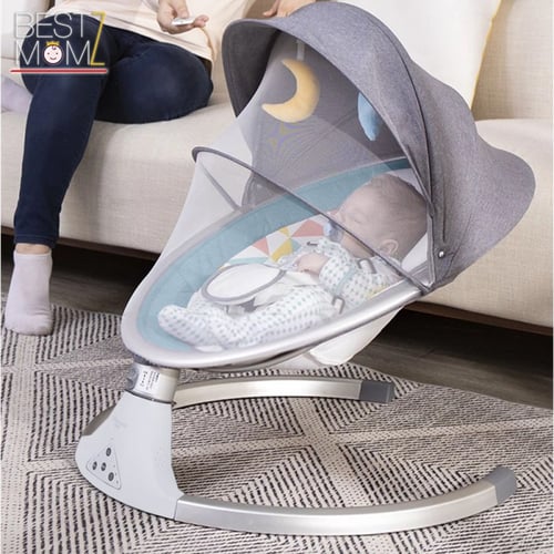 ارجوحة اطفال الكترونية مع ريموت