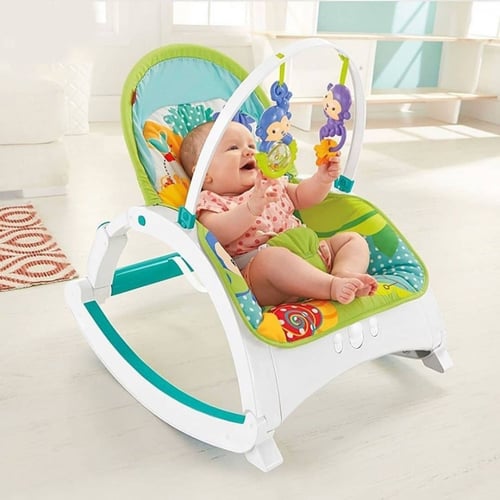 كرسي هزاز للأطفال 2 في 1