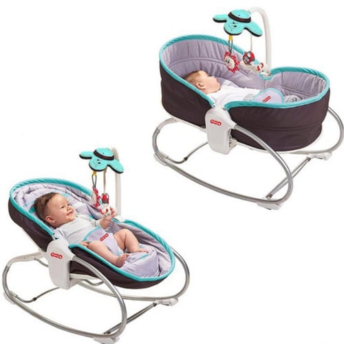 كرسي الأطفال الهزاز 3 في 1 روكر نابر من آي بيبي