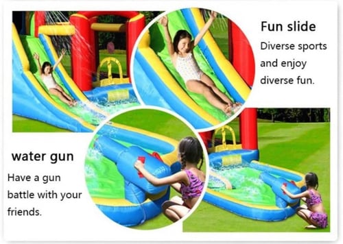 ملعب مائي انزلاق قفز رماية رشاش