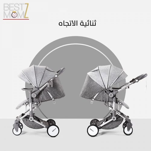 عربه اطفال ثنائية الاتجاه قابلة لصعود الطائرة