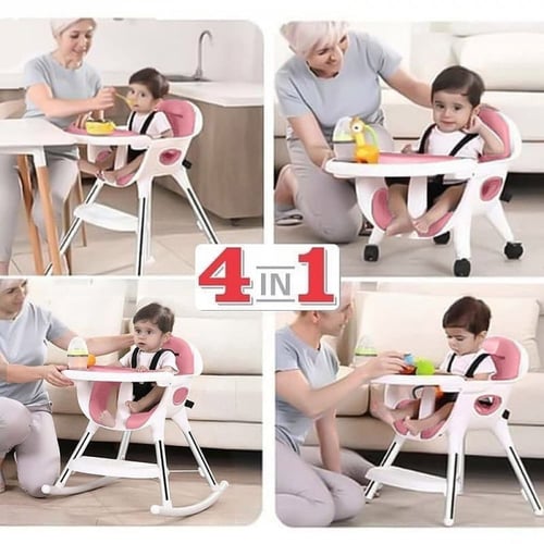 كرسي طعام 4 في 1