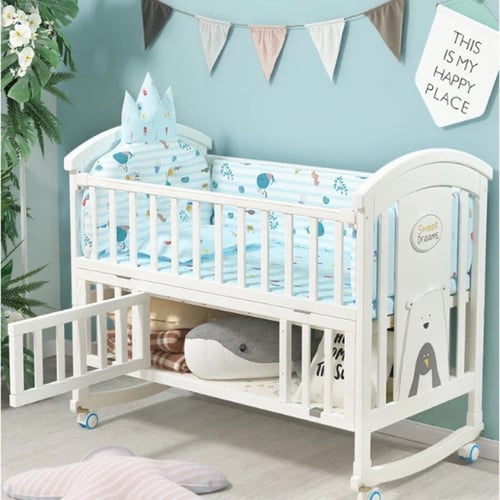 سرير خشب قابل للتمديد يكبر مع طفلك