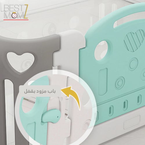 سياج للأطفال قابل للطي مقاس كبير