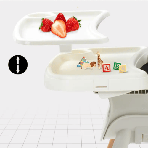 كرسي طعام خشبي 5 في 1