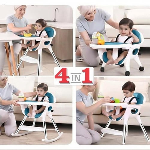 كرسي طعام اطفال 4 في 1