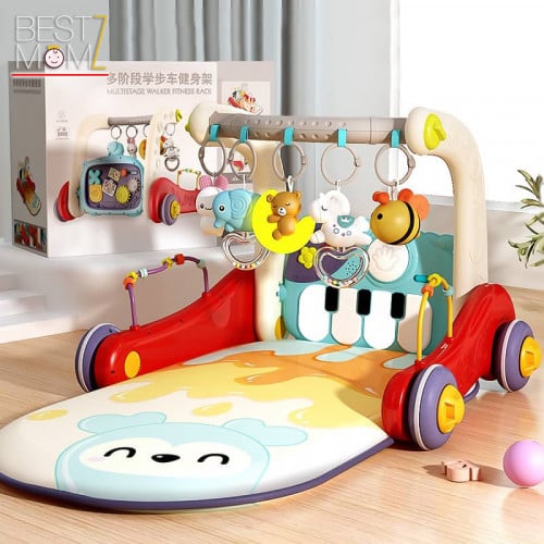 بساط لعب+مشاية بالدفع