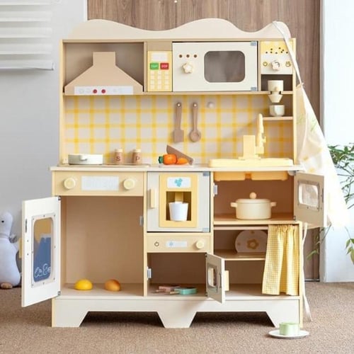 مطبخ خشبي تفاعلي للاطفال