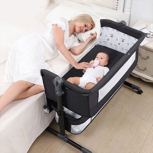 سرير اطفال نكست تومي مع سلة تخزين