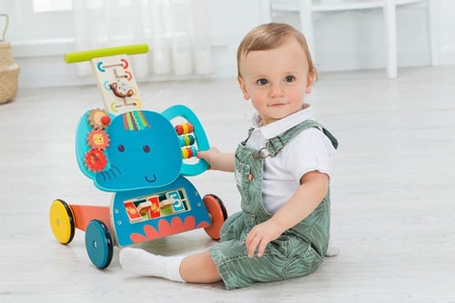 مشاية اطفال خشبية تصميم حديث