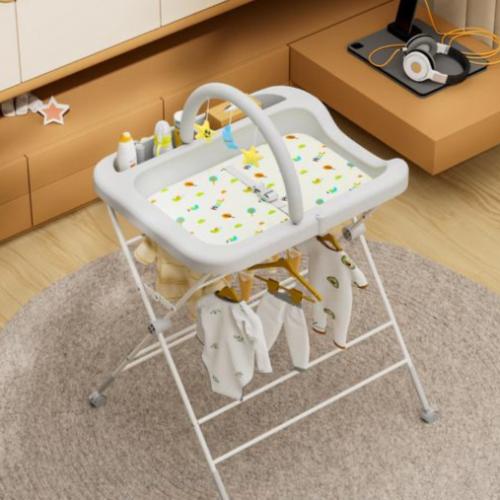 طاولة غيار و حوض استحمام 2 في 1