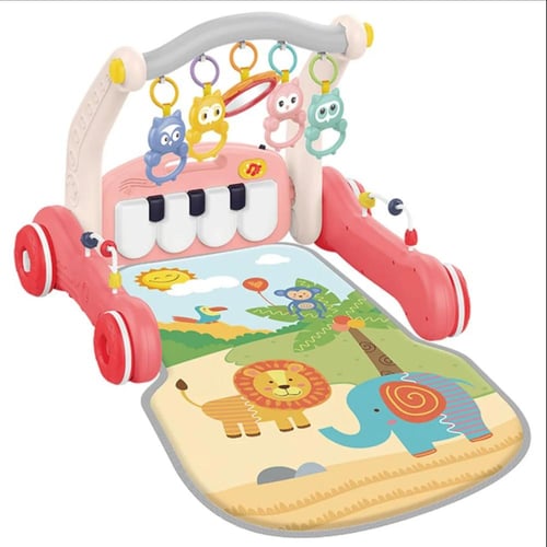 هوانجر - وحصيرة لعب موسيقية ومشاية 2 في 1 - بيانو