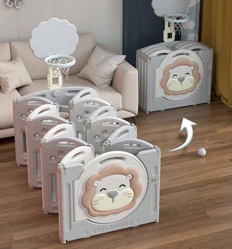 سياج اللعب متكامل الاسد القابل للطي