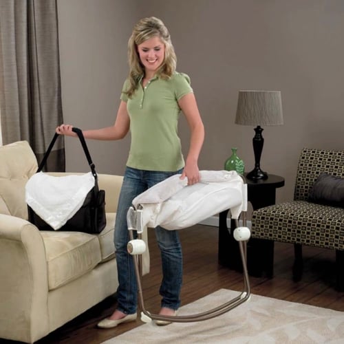 مقعد نوم هزاز للأطفال حديثي الولادة