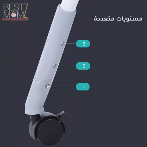 طاولة تغيير حفاضات قابلة للطي مع منظم عصري