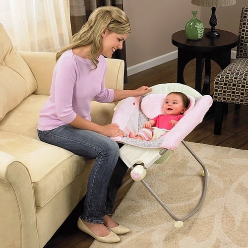 مقعد نوم هزاز للأطفال حديثي الولادة