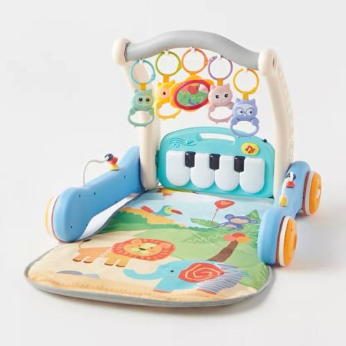 هوانجر - وحصيرة لعب موسيقية ومشاية 2 في 1 - بيانو