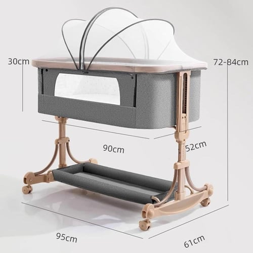 سرير أطفال نكست تومي باللون البينك