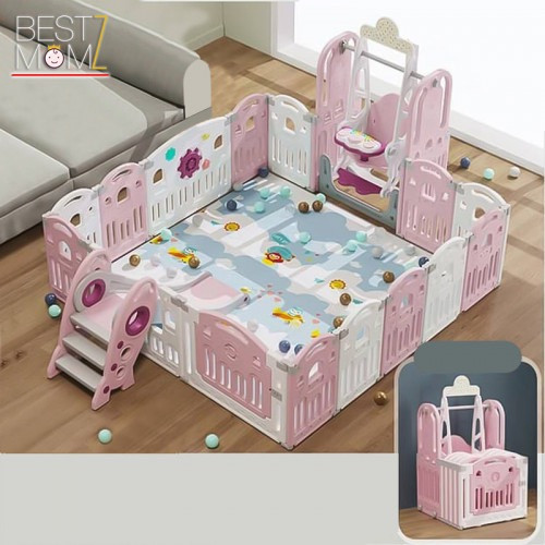 مركز لعب للأطفال 4 في 1