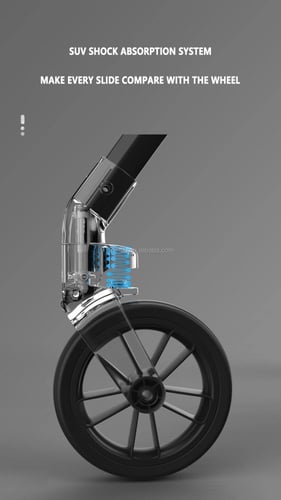 عربة سفر بخاصية الطي الاوتوماتيكي التلقائي