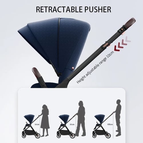 عربة اطفال تجمع بين العملية والاناقة مدمجة قابلة ل...
