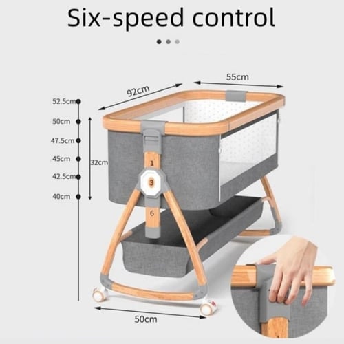 سرير نكست تومي الجديد كليا مع ناموسية وهزاز