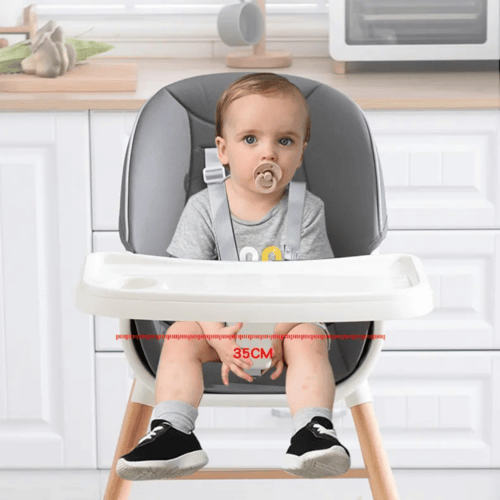 كرسي طعام خشبي 5 في 1