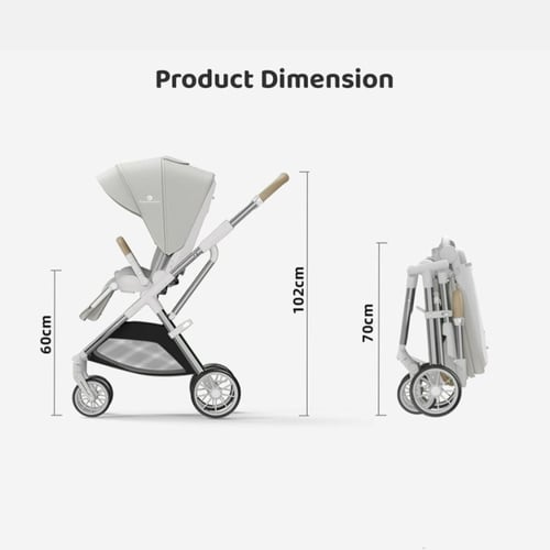 عربة اطفال الاصدار الاحدث من Q7 ثنائيه الاتجاه قاب...