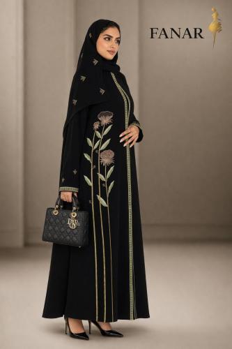 Embroidered Abaya 9571