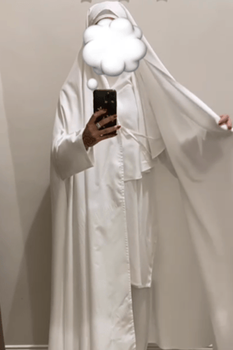 عباية الحج والعمرة "بدون طرحة وبدله يمكنك اضافة ال...