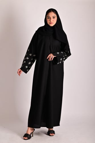 عباية تطريز ملون -0612