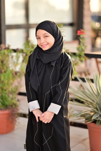 عباية اطفال بتطريزه ناعمه-0618