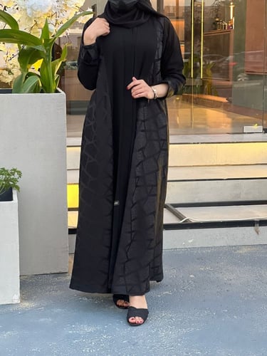 عباية سوداء كلوش -0581