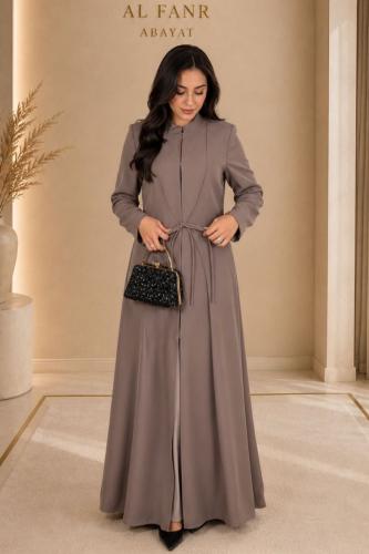 Abaya with belt