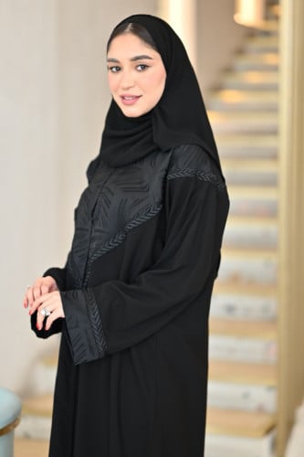 عباية بتفاصيل الجاكار-0595