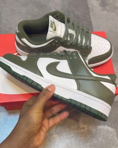 Nike Dunk Low "Medium Olive" sneakers