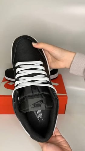 Nike dunk low black/white