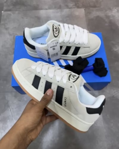 Adidas Campus 00s "Crystal White Black"